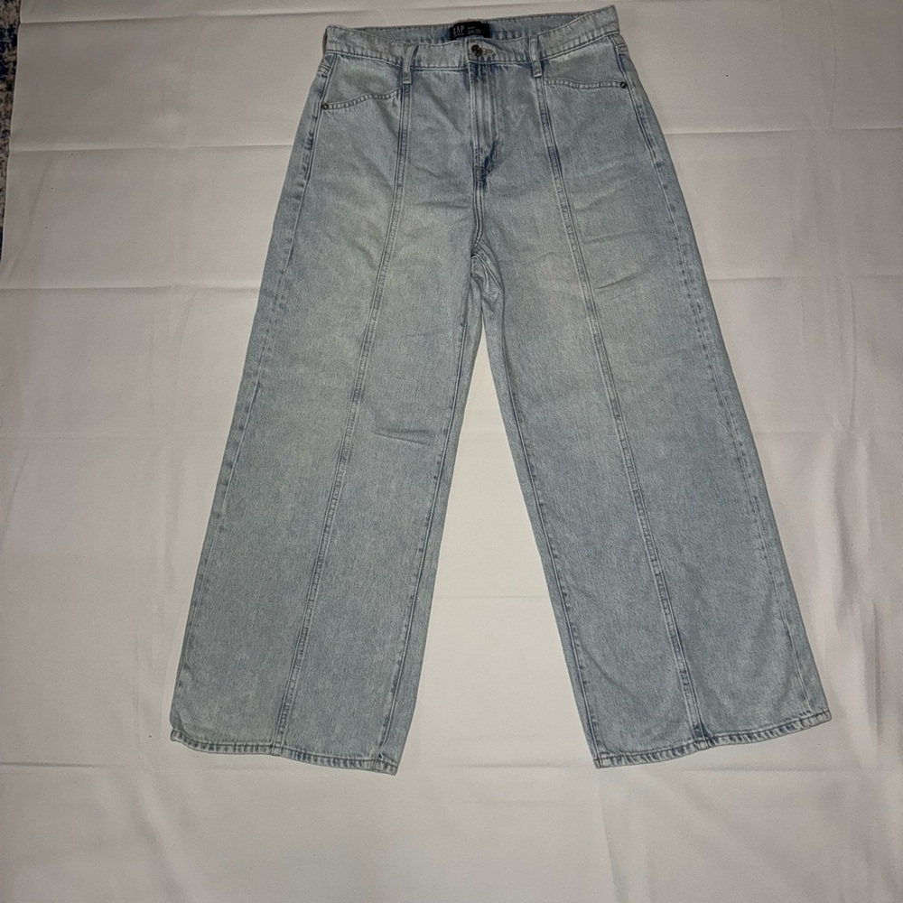 GAP Denim High Rise Wide Leg Jeans - size 12